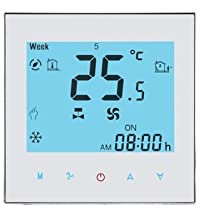 Termostato Integrale Proporzionale 0-10V Tuya Smart Wireless Wifi Termostato Regolatore Di Temperatura for Fan Coil (Color : 1000EMLW-WHITE, Size : 95-240VAC)