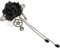 Clips Barrettes, Steampunk Hair Clips with Tassels Chain Rose Flower Hair Clip Vintage Halloween Headdress Goth Gothic Hair Accessories for Women Girls Black