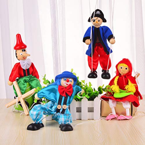 AMONIDA Juguete de Marioneta, Marioneta de Cuerda, Mano de Obra Fina, Inodoro para Terraza (Azul)