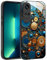YUXING Cover per Honor 90 Lite 5G - Abstact Art Geometry Pattern Antigraffio Vetro Back Cover, Custodia Antiurto Antiscivolo Sottile (Abstact Art,03)
