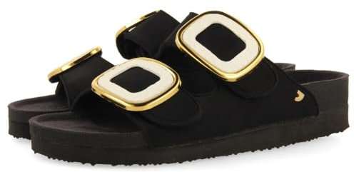 GIOSEPPO Sandalias Color Off-White Estilo Bio con Adorno Joya para Mujer BUDAORS