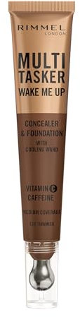 Rimmel Multi-Tasker Wake Me Up Concealer & Foundation – 120 – Tiramisu, 20 ml