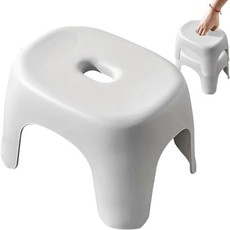 Aeutwekm Badhocker | Leichter Küchenhocker | Multifunktionaler Hocker, tragbarer Hocker, Tritthocker, kleiner Hocker für Wohnzimmer, Küche, Badezimmer