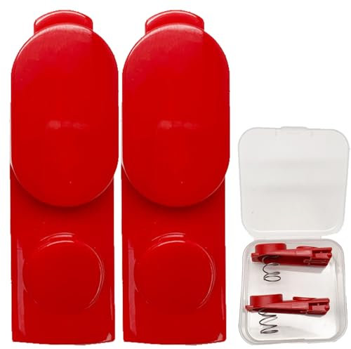 Juego de 2 botones de bloqueo con clip para aspiradoras Dyson, piezas de repuesto Dyson, botón de fijación compatible con Dyson V6, V7, V8, V10V11, V15