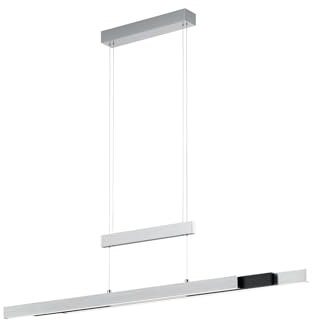 lightling LED Pendellampe Tina, 4 fach Touch, Ein- und Ausschalter, Up and down Beleuchtung, Lichtfarbe einstellbar, höhenverstellbar, ausziehbar, Höhe 150 cm, Breite 150 cm, aluminium gebürstet