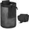 HUNTVP Taktische Dump Pouch Molle Tasche Utility Roll Up Tasche Kordelzug Faltbare Bag EDC Pouch Dump-Beutel für Camping Bergsteigen Wandern (Schwarz)
