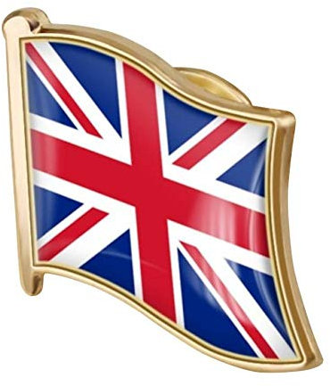 Keuyeo 1 Stück Union Abzeichen Metall Vereinigtes Königreich Flagge Anstecknadel Uk Flagge Union Britische Patriotische Britische Abzeichen