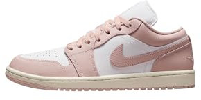 Air Jordan 1 Low Scarpe Donna (DC0774-162, Bianco/Sail/Rosa Oxford), Bianco/Vela/Rosa Oxford, 40 EU