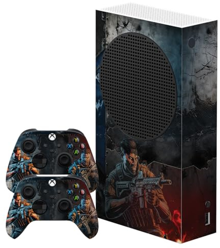 Xbox Series S Vinyl Skin Bundle - Premium 3M™ Aufkleber für Konsole & Controller | kratzfest, blasenfrei, einfache Anwendung, rückstandsfreies Entfernen | Custom Gaming Skin, hergestellt in