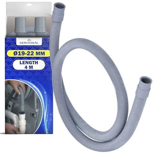 Tuyau Vidange Lave Vaisselle Universel 4m Ø19-22mm - MADE IN ITALY | Garantie de 10 Ans - MONTERAL