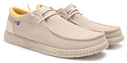 PITAS | WP150 Deck | Mocasines de Hombre | Náuticos Casual | Zapatillas de Verano | Zapatos de Hombre Casuales y Cómodos | Zapatos Walkinpitas | Beige 40