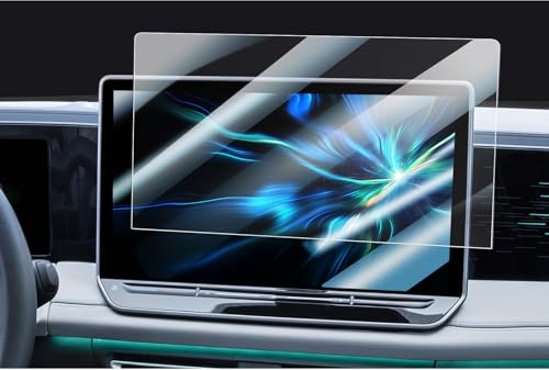 CDEFG Kompatibel mit VW Golf 8.5/Tiguan 3/Passat B9/ID.4/ID.5/Cupra Formentor Born Leon 2025 2024 Navigation Schutzfolie Tempered Glas Kratzfest 12,9 Zoll GPS Displayschutzfolie Auto Folie Zubehör