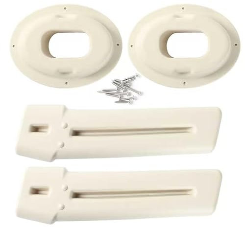 Upgrade Your Above Ground Pool Ladder with CK7200 Deck Mount Conversion Kit - Accessory Only, in Beige