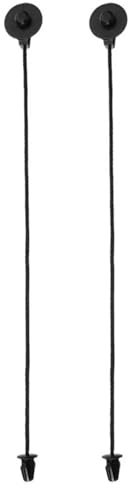 WUYDKEL Cuerda Estante Maletero Compatible con Ford para Focus Hatchback 2012-2017, Bandeja para Bandeja De Maletero, Cubierta Interior De Lona, ​​Clips De Correa De Elevación BM51A46538AA