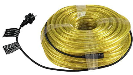 EUROLITE RUBBERLIGHT RL1-230V gelb 44m | Flexibler Schlauch zur Dekorationsbeleuchtung