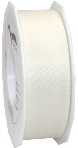 Präsent - EUROPA Geschenkband - elfenbein - 50-m-Rolle 40 mm