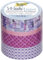 folia 26406 - Washi Tape, Klebeband aus Reispapier, 4er Set Mädchentraum - ideal zum Verzieren und Dekorieren