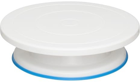 Ateco 608 Alzata girevole per decorazione torte, 28 cm, rotonda, in plastica per uso alimentare