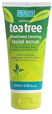 Beauty Formulas Australian Tea Tree Blackhead Clearing Facial Scrub