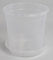 geli Thermo Plastic Orchideentopf 19 cm mit passendem Untersetzer Standard Transparent