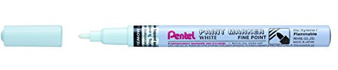 Pentel MSP10-W Paint Marker, Lackmarker - weiß, 1,5 mm Strich, 1 Stück