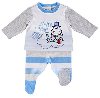 Chicco 2er Set Sitzbezug + Spucksack Jersey Stretch, Blau 62 cm (Hersteller Größen 62)