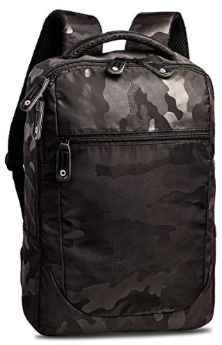 Bestway Rucksack, Mit Laptop-Fach, Schwarz, Camouflage-Optik, 16l, 30x43x12cm, 40242-0100