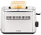 H.KOENIG TOS9 Toaster 2 Scheiben, Metall, Edelstahl