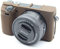 A6400 Case, BolinUS Fullbody Ultra-Thin Lightweight Rubber Soft Silicone Housing Case Bag Cover for Sony Alpha A6300 A6400 (Coffee)