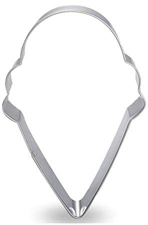 ZDYWY Ice Cream Cone Shaped Cookie Cutter