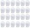 24 Pièces Crochet à ventouse Transparent pour serviette de douche de cuisine de salle de bain Loofah manteau de sac de clé de bureau, crochets de serviette en PP fixés sur toute surface lisse