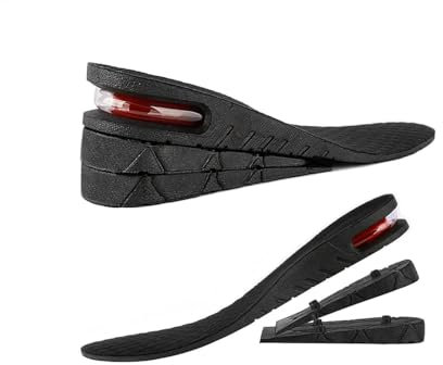 LEOFLA Solette Alzatacco Regolabili +3 +5 +7 cm Con Plantare Componibile e Resistente