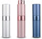 3 Pieces 8Ml Perfume Atomiser Bottles Refillable Travel Spray Mini Portable Bottle Underfil Empty Travel Bottle Sprayer for Purses Handbags And Easy to Fill Scent Aftershave Pump Case Multicolor