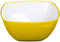 5five - saladier d25cm square jaune moutarde