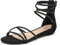 DREAM PAIRS Damen Sandalen Flache Sandalen Sommer SCHWARZ Weitz Größe 40EU/8.5US
