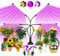 Lampada per Piante, EWEIMA 80 LEDs Lampada Piante Coltivazione Grow Light UV Full Spectrum Con 3 Attrezzi da Giardinaggio, Lampada per Coltivazione Indoor Con Timer Automatico 3H/9H/12H