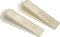 MantraRaj 2 Pack Multisurface Doorstop Door Wedge Rubber Heavy Duty Stop Large Strong Stopper Jammer Off White