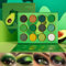 Lidschatten Grün Make-Up Paletten, Afflano Hochpigmentierte Grüne Lidschatten-Palette 12 Farben, Mini Gelb Emerald Green Eyeshadow Pallet Matt Cream,Waldsmaragd Dunkelgrün Lidschatten Makeup Halloween
