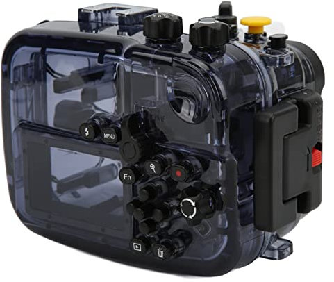 01 02 015 Custodia Protettiva per Fotocamera Subacquea, Maniglia dell'otturatore Funzioni di Supporto Multiple Custodia Impermeabile Subacquea Completamente protetta per Fotocamera mirrorless A6000