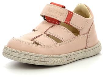 KICKERS Jungen Unisex Kinder Traactus Sandale, Camel Blau, 27 EU