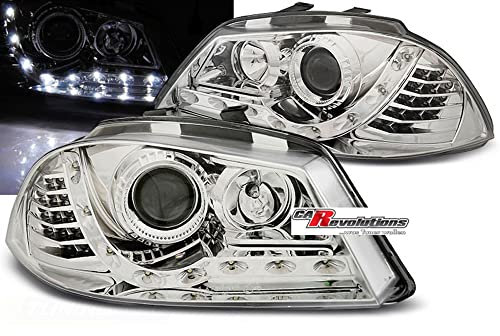 Led Scheinwerfer in chrom LED Blinker für Seat Ibiza 6L 04.2002-2008