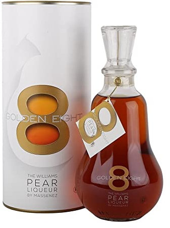 Golden Eight Pear Liqueur - A Premium Blend of Juicy Pears and Smooth Spirits - 25% ABV - Experience the Golden Standard in Liqueurs Today - 20cl