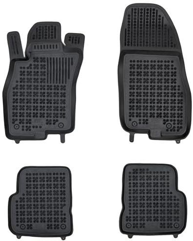 SMK Auto fußmatten gummimatten passt für Alfa Romeo Mito 2008-2018 fussmatten Auto für alle Jahreszeiten, die vor Schmutz und Dreck schützt fußmatten Auto