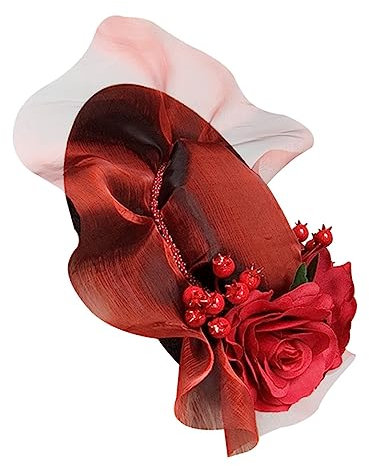 Beaupretty Ballhut Abschlussball-Kopfbedeckung Für Damen Damen-Fascinator Hut-Fascinator Für Damen Tea-Party Netzgewebe Stirnband Tea Party Hut Damen Dekohut Damen Partykappen