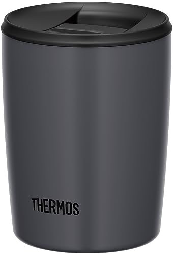 THERMOS JDP-301 DGY Gobelet isotherme avec couvercle, 300 ml, gris foncé