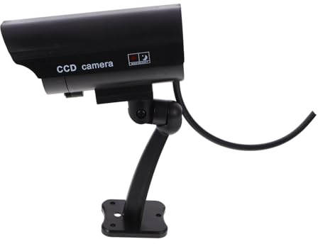 Hemobllo 2pcs Realistic Cctv Camera Outdoor Security Fake Camera Wireless for Home Shop Warehouse