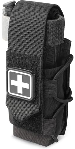 WYNEX Tourniquet Holster, IFAK Molle Tasche Klein, EMT Erste-Hilfe-Kit EDC Zubehör für Outdoor Wandern