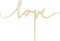 Wooden Love Topper, 16cm