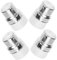 DOITOOL 4 Stück Glühbirnen-sockel-adapter, Lampenfassung-konverter Für Deckenleuchte, Lampensockel, Konverter, Lampensockel-adapter, B22 Auf E14-adapter