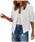 Pailletten Blazer Für Damen Glitzer Blazer Damen Elegant Anzug - Glänzend Pailletten Jacke Cardigan Langarm Bolero Tops Kurz Oberteile Sakko Einfarbig Blazermantel Party Outwear